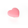 Bouton de meuble coeur plastique mat H.25 X L.41 X P.41 Mm