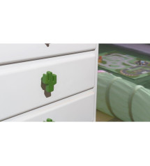 Bouton de meuble cactus Plastique Mat H.30 X L.34 X P.49 Mm | Sanifer