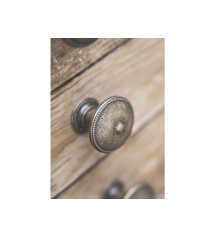 Bouton de meuble rond Vieil Or Zamak H.24 X L.30 X P.30 Mm | Sanifer