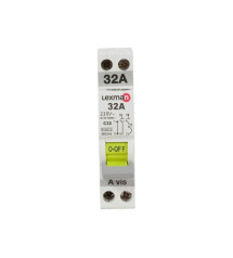 Disjoncteur Phase + Neutre Lexman 32 A | Sanifer