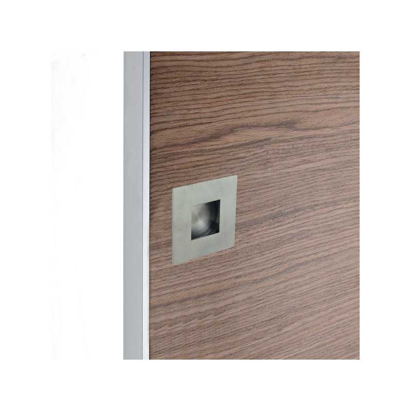 Poignée Carrée En Inox Pour Porte Coulissante De Bateau - 59 Mm - Finition Polie - Argent