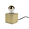 Lampe de table moderne tactile MATHIAS Ludvig E27 max 40W métal or mat