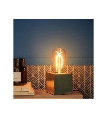 Lampe de table moderne tactile, MATHIAS Ludvig, E27 max 40W métal or mat | Sanifer