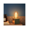 Lampe de table moderne tactile, MATHIAS Ludvig, E27 max 40W métal or mat | Sanifer
