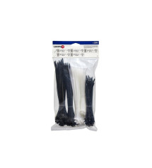 Lot de 250 colliers diam. 3 à  50 mm, L.150-200, noir ou blanc  | Sanifer
