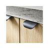 Poignée de porte Oslo 32mm noir uni mat
