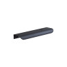 Poignée de porte Oslo 128mm noir uni mat