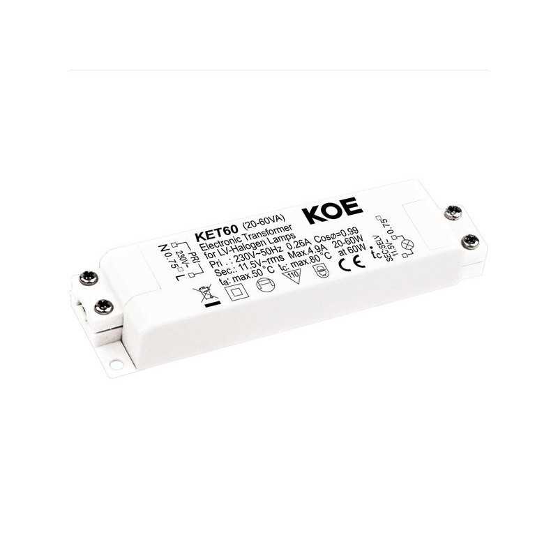 Transformateur électronique 60 W 230 V