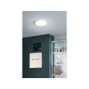 Plafonnier connecte  design aluminium blanc module led  FUEVA D.28.5 cm|Sanifer