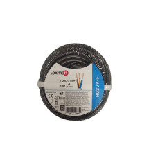 Câble électrique ho3vvf 3G0 , noir 10 métres | Sanifer