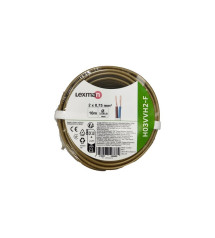 Câble électrique h03vvhf , 2 x 0.75 mm2 or 10 m | Sanifer