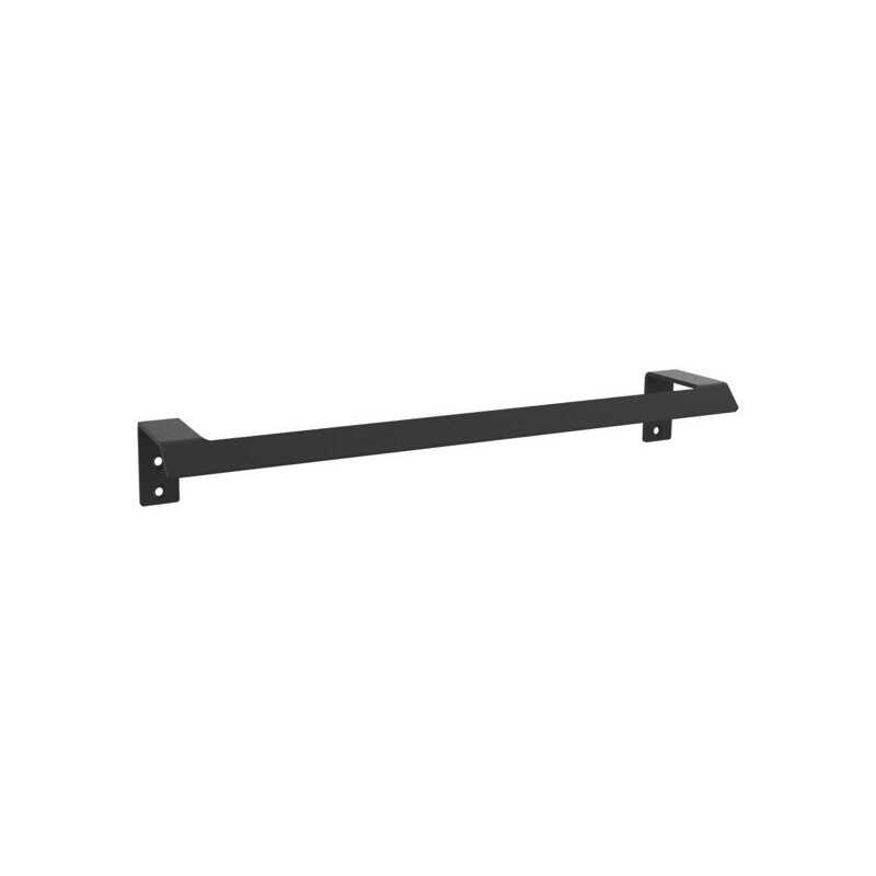 Porte serviette à visser   Studio 50 cm noir -  - meilleure qualité