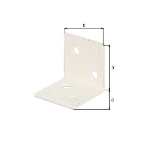 Equerre en acier plastifié L.3 X L.3 X H.3 Cm