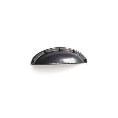 Poignée de meuble Coquille Zamak Vieilli 64 Mm