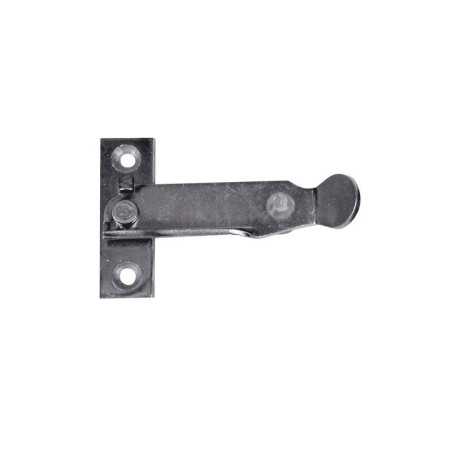 Arrêt pour persienne fermeture vers la droite en acier zingué H.62 x P.12 mm