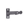 Arrêt pour persienne fermeture vers la droite en acier zingué H.62 x P.12 mm
