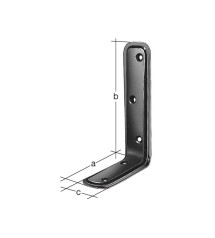 Equerre Emboutie Bichromaté 25X40X70 Mm