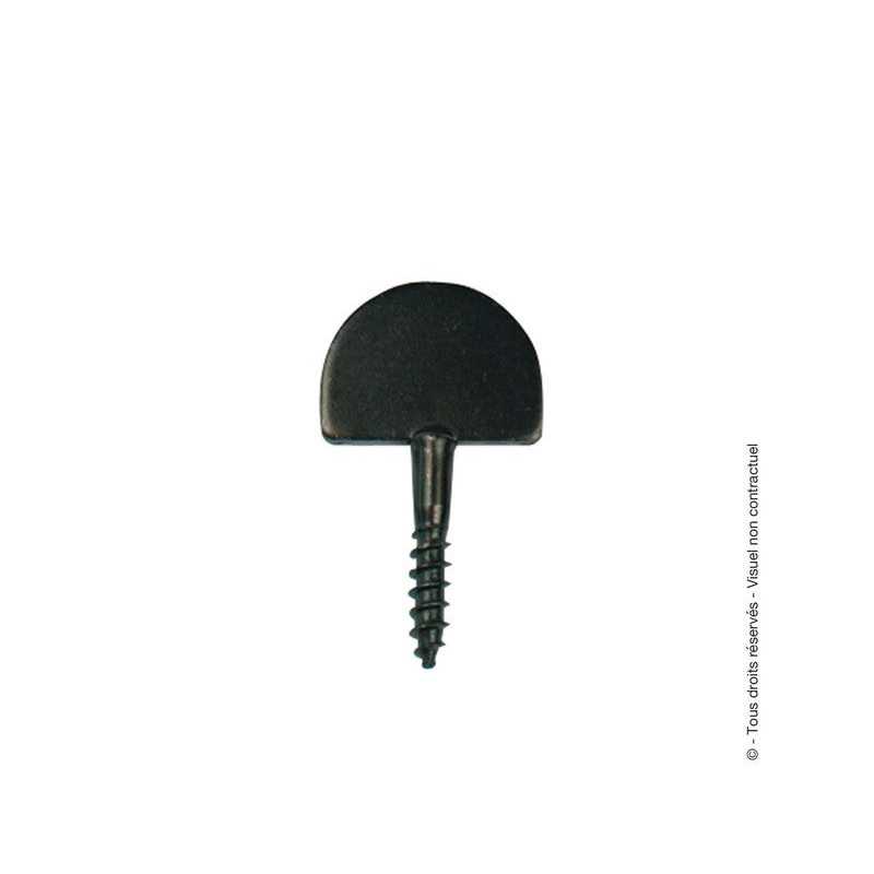 Butée De Fermeture Acier Prépeint H.60 X L.36 X P.4 Mm