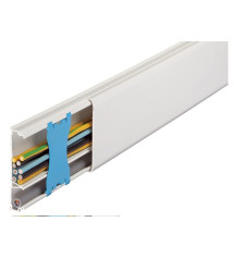 Moulure avec séparation blanc 2 1M H.12 x P.1.3 cmTEHALIT