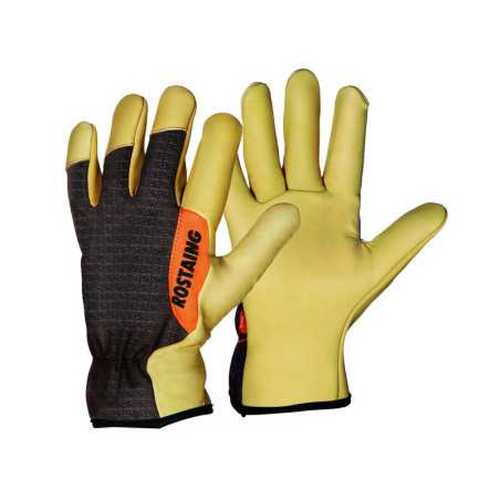 Gants de jardinageEn Cuir Rostaing Beige Taille 7 - S