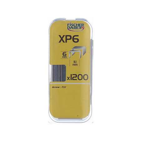 Lot de 1200 Agrafes Fischer Darex Xp6