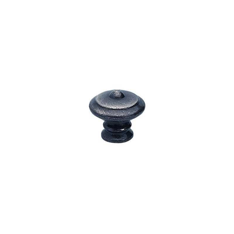 Bouton de meuble Rustique Gris Foncé Zamak H.35 X L.35 X P.31 Mm