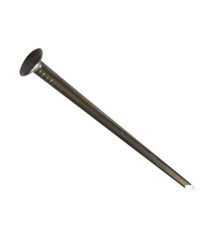 Lot de 9 Clous En Acier Poli Long 140 X Diam 6.4 Mm