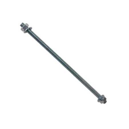 Lot de 2 tiges filetées en acier zingué L.200 X Diam.6 mm