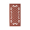 Lot de 10 patins abrasifs115x230mm grains 120