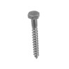 Tirefond tête hexagonale12x80 mm