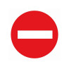 Disque Sens Interdit en plastique