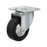 Roulette pivotante à  platine diam.65 mm