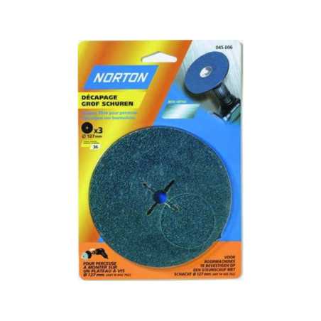 Disque fibre Diametre 127X12 Grain 36 Lot de 3