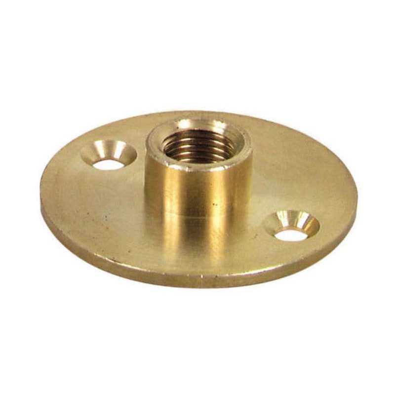 Raccord plaque laiton d40mm femel. pas 10x1 uv4
