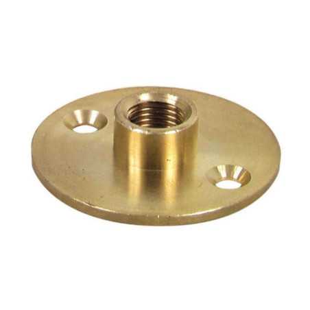 Raccord plaque laiton d40mm femel. pas 10x1 uv4