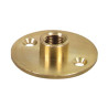 Raccord plaque laiton d40mm femel. pas 10x1 uv4