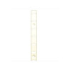 Cremaillère à  visser en acier laqué entraxe 15 mm L. 2 m blanc