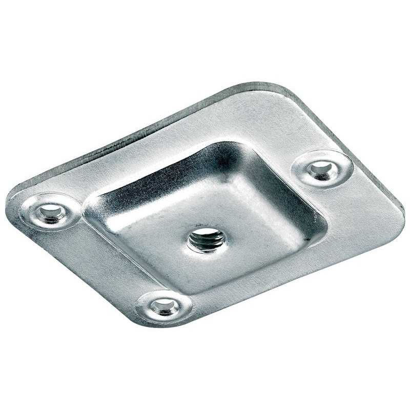 Plaque De Montage Acier à Visser X H.67 Mm X L.58 Mm