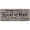 Tapis cuisine 50 x 120 cm cuisine du monde -  - meilleure qualité