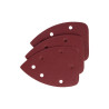 Lot de 5 garnitures abrasives grains 80152 x 102mm