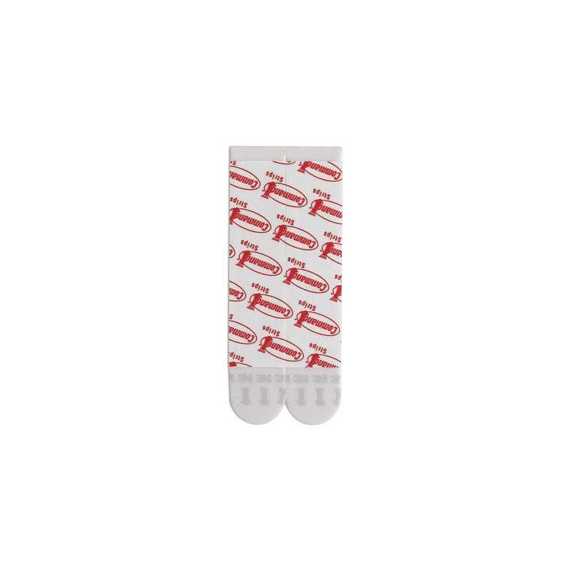 Lot de 8 languettes adhésives standard blanc