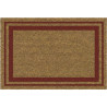 Tapis grattant 40X60Cm Coco Naturel Bordure Rouge -  - meilleure qualité