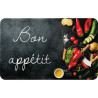Tapis de cuisine 50 x 80 cm bon appetit -  - meilleure qualité