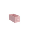 Panier de rangement S en polyester Rose H.15 X L.15 X P.31 Cm -  - meilleure qualité