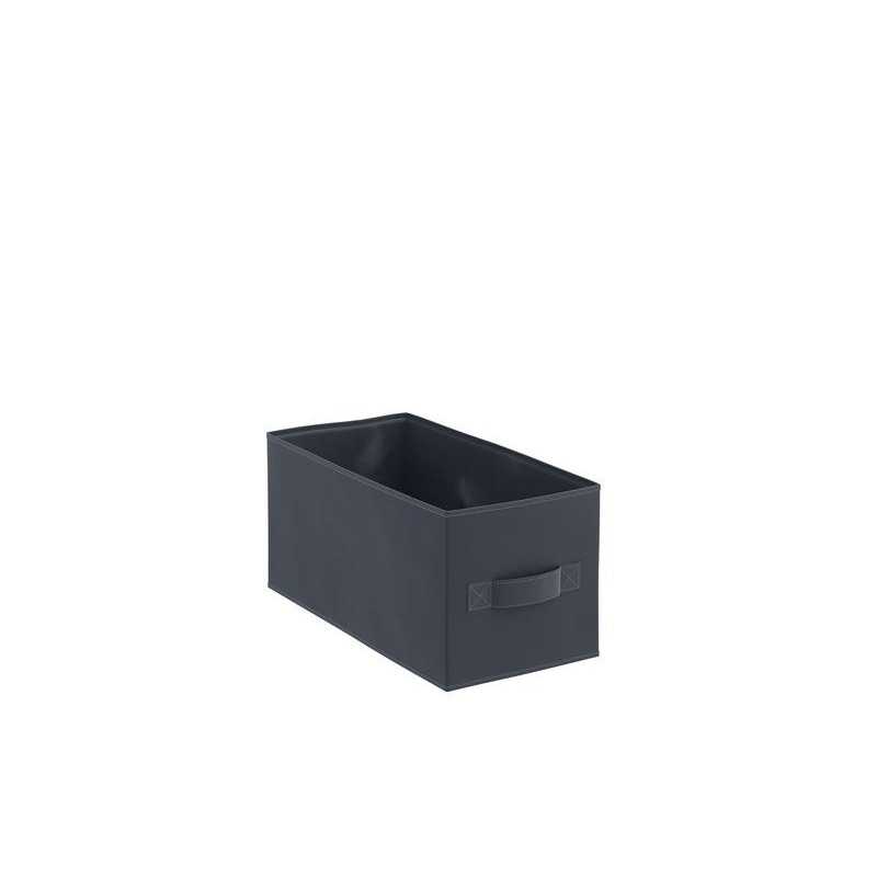 Panier de rangement S en polyester Noir H.15 X L.15 X P.31 Cm -  - meilleure qualité