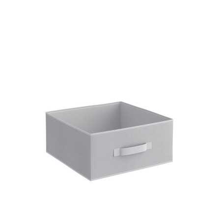 Panier de rangement M en polyester Gris H.15 X L.31 X P.15 Cm -  - meilleure qualité