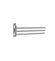 Etagère dhôte 3 barres mobiles Loft chrome brosse