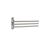 Etagère dhôte 3 barres mobiles Loft chrome brosse