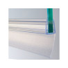 Joint détanchéité longue Lèvre H.3.6 cm translucide joint de douche
