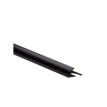 Profil PVC 1/4 rond noir 10MM - STANDERS - meilleure qualité